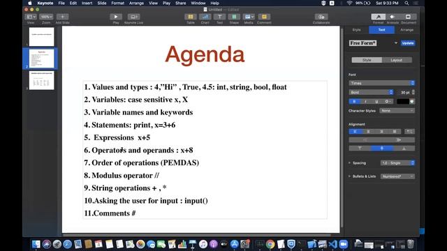 Python Online Course Part2 : Variables & Data Types смотреть онлайн