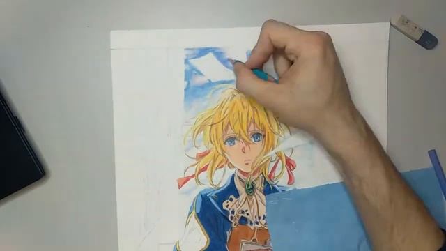 Drawing/Speed drawing Violet Evergarden смотреть онлайн