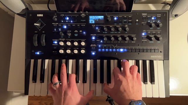 Using velocity to impact envelope release, filter, and pitch LFO - Korg Wavestate custom patch смотреть онлайн