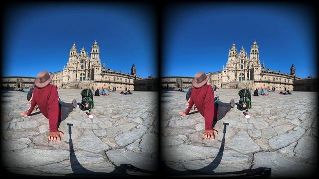Santiago de Compostela Cathedral in VR 180 3D смотреть онлайн