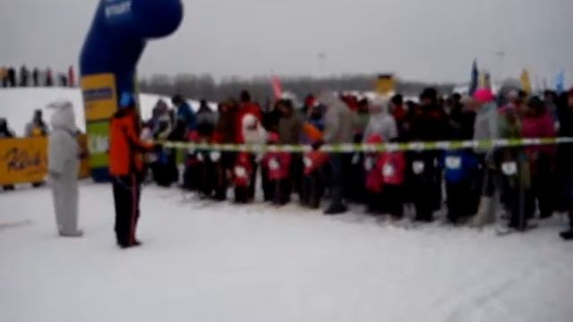 Тартуский детский марафон 2011 - разминка перед стартом смотреть онлайн