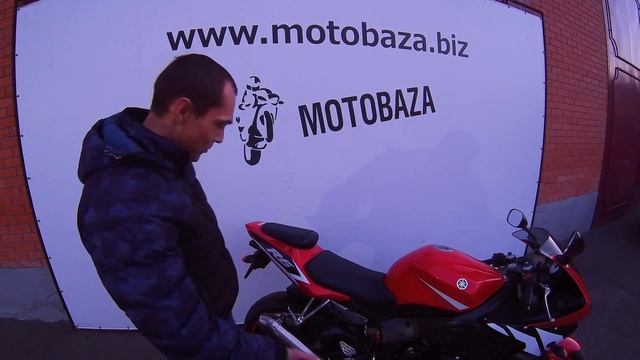 МОТОБАЗА. Клиент покупает Yamaha YZF R-6 .WWW.MOTOBAZA.BIZ смотреть онлайн