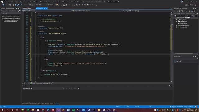 Crear un pedido con Adjunto Con SDK SAP B1 y C# смотреть онлайн