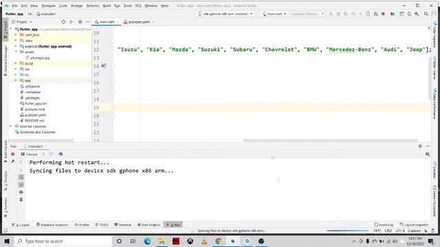 Create a simple list using the Listview.Builder constructor in Flutter Project смотреть онлайн