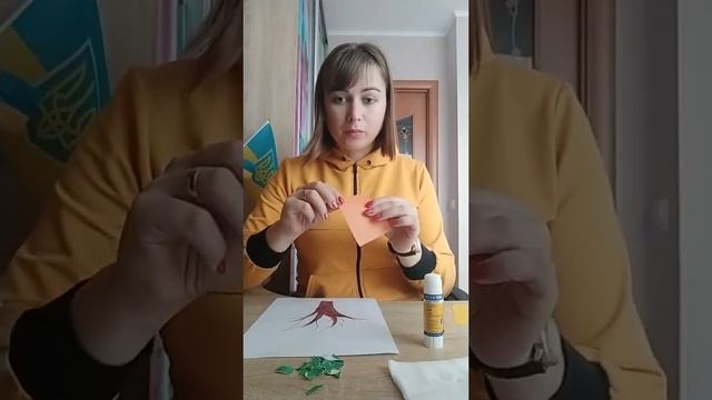 Аплікація Осіннє дерево смотреть онлайн