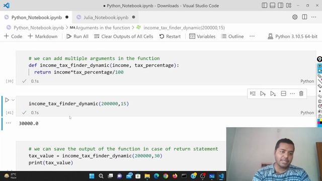 How Function Arguments works in Python and Julia Lang? смотреть онлайн