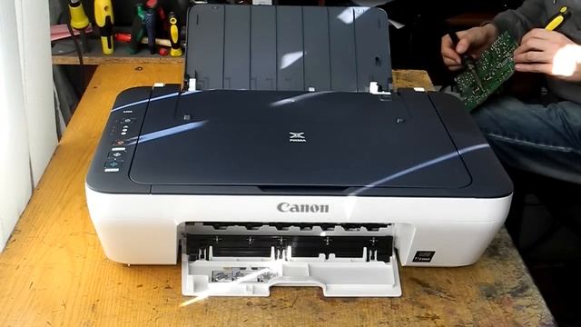 Canon PIXMA Ink Efficiency E404 Распаковка и обзор смотреть онлайн