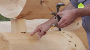 Как причертить брёвна в срубе. Советы опытного плотника. Как использовать черту в разметке брёвен