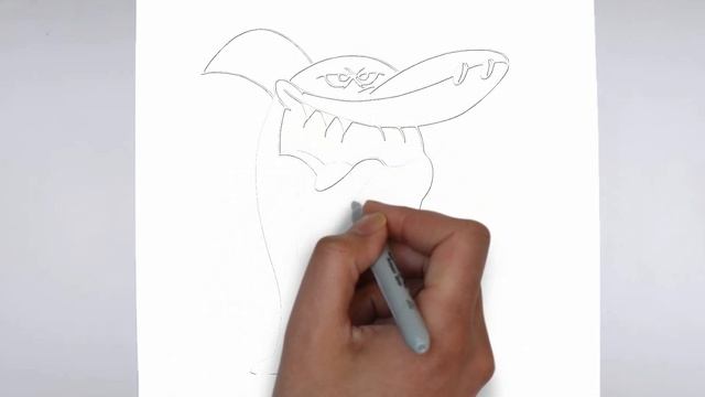 How to Draw Sharko | Zig and Sharko смотреть онлайн
