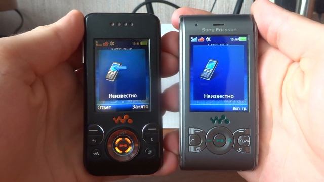 Sony Ericsson W580i and W595 incoming calls смотреть онлайн