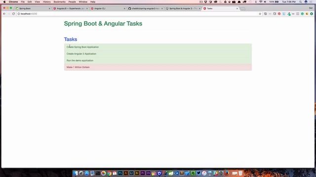 Angular 2 + Spring Boot Sample Application смотреть онлайн