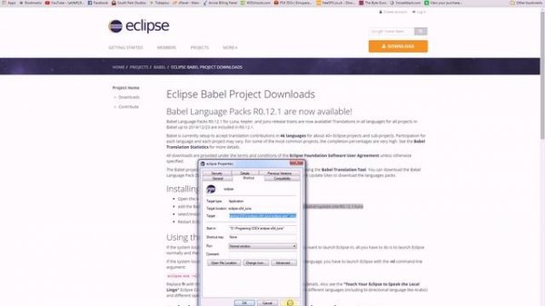 Как русифицировать Eclipse