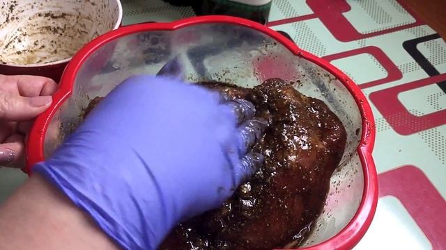 Запечённое Мясо с Соевым Соусом и Мёдом в Рукаве/Рецепт/ смотреть онлайн