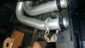 Замена радиатор отопителя Nissan march ak12 2004 года