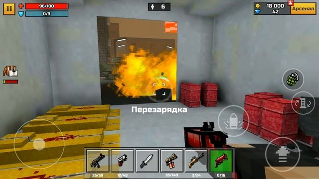Pixel Gun 3D: стрелялки онлайн #1 Игровой мультик для детей про зомби Компания пиксель ган 3 смотреть онлайн