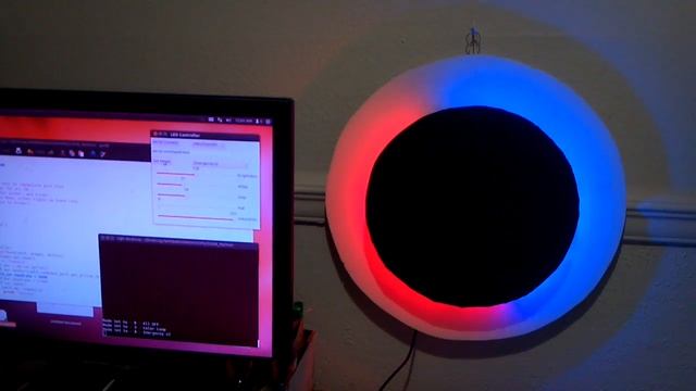 FastSPI2 LED Effects v0.4 w/ Python Control GUI смотреть онлайн