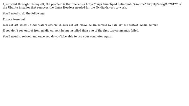 Ubuntu: Unity doesn't appear after installing Nvidia drivers (4 Solutions!!) смотреть онлайн
