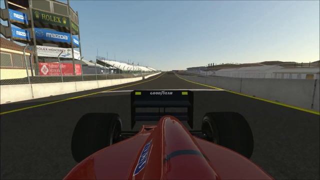 rFactor 2 - Ferrari F1 92A at Laguna Seca смотреть онлайн
