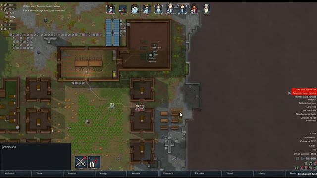 Rimworld | A15 Test Branch | Season 6 | Ep 5 | Revolving Door смотреть онлайн