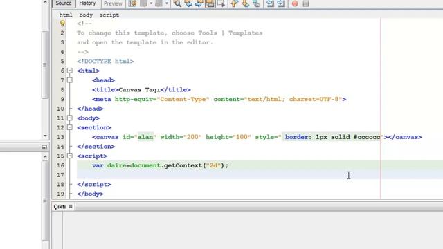 HTML5 Canvas Tagı (Canvas Tag) (HTML5 Tutorial 8) смотреть онлайн