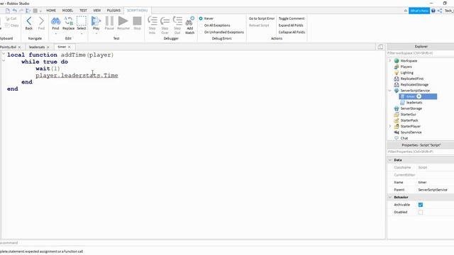 Roblox Studio Tutorial: Leaderstats For Time