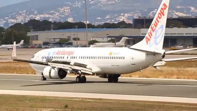 [HD] Boeing B737-86Q Air Europa (EC-IDT) arrive at Palma de Mallorca airport (PMI-LEPA) смотреть онлайн