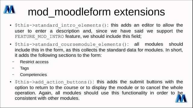 Moodle Development - The Form API смотреть онлайн