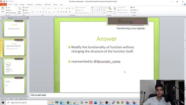 Python Interview Question | Python Decorators ? | Tutorial 20 смотреть онлайн