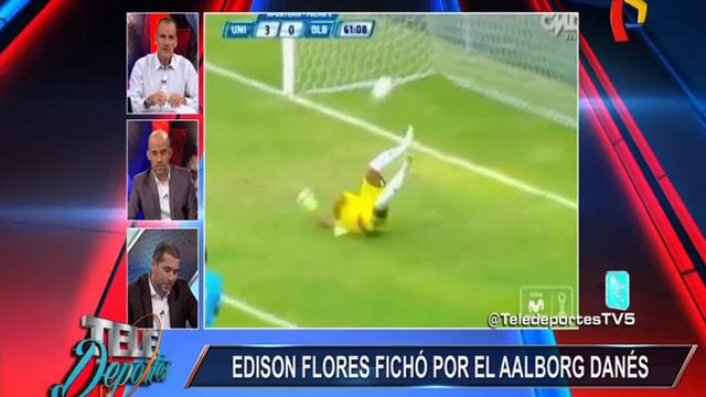 Edison Flores viajará a Dinamarca para integrarse al Aalborg смотреть онлайн