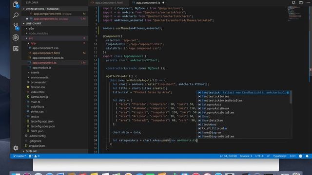 Charts in Angular 7 Application with amCharts смотреть онлайн