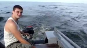 Самодельный 4 х тактный лодочный мотор из мотоблока(самоделка)