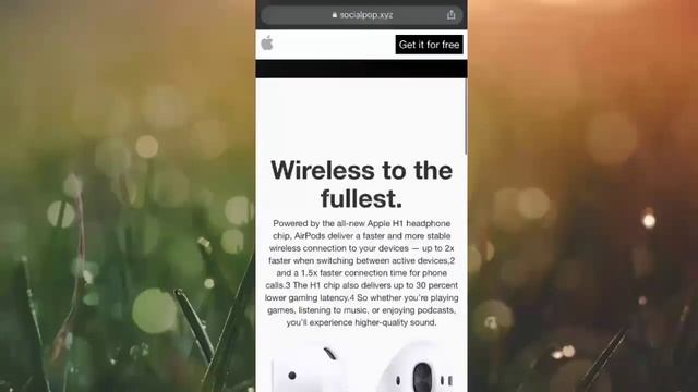 Free Apple Airpods pro - How To Get Apple Airpods For Free смотреть онлайн