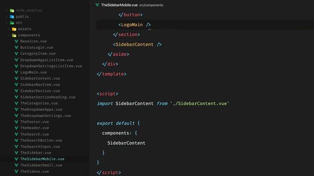 Vue JS Tailwind CSS YouTube клон #12 - Компоненты для мобильного сайдбара смотреть онлайн