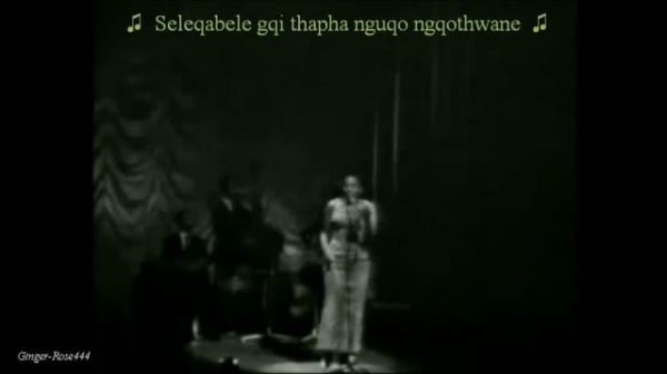 The Click Song/Qongqothwane ~ Miriam Makeba