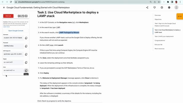 Google Cloud Fundamentals: Getting Started with Cloud Marketplace || #qwiklabs || #coursera смотреть онлайн
