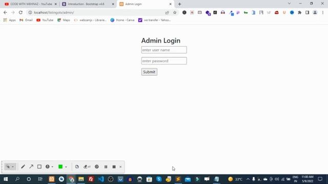 How To Make Admin Login Page in Php using Bootstrap | Olx Admin | part 3 смотреть онлайн