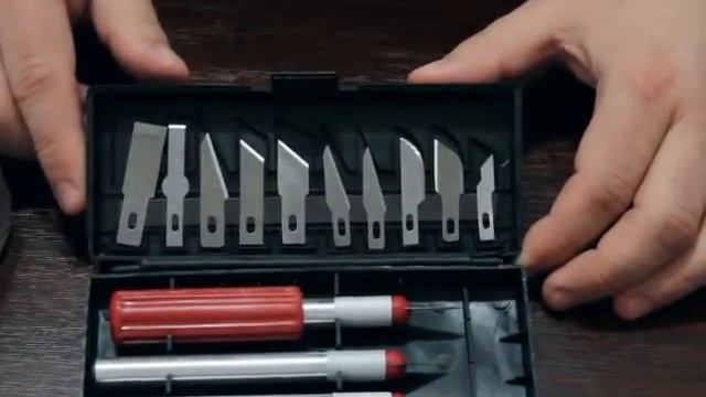 набор скальпелей Intertool HT-0525