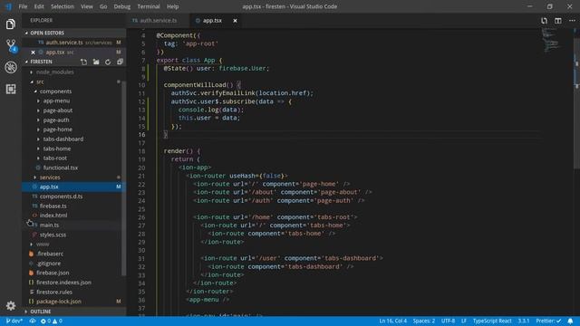 4.5 Building applications with Stenciljs/Ionic and Firebase - Passing data to components смотреть онлайн