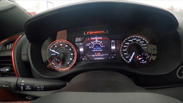 How to Find and Reset Average Fuel Consumption Dodge RAM REBEL 1500 II ( 2019 - now ) смотреть онлайн