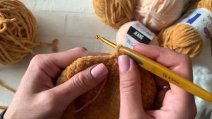 Вяжем Обезьянку амигуруми крючком часть 1.