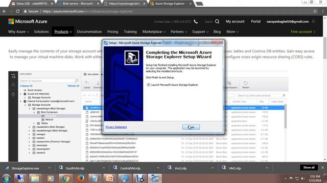 Azure, How to Upload,Download, & List Blobs,Using the Azure Portal Step By Step - HINDI смотреть онлайн