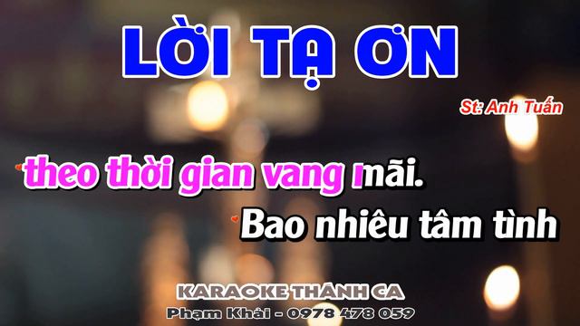 Liên Khúc Thánh Ca Karaoke - Khúc Cảm Tạ - Khúc Ca Tạ Ơn - Lời Tạ ơn - Ca Khúc Hồng Ân... смотреть онлайн