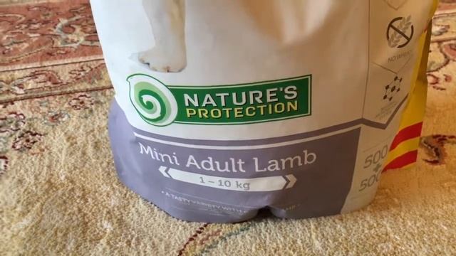 Корм для собак сухой NATURE'S PROTECTION Adult Mini Видеоотзыв (обзор) Ксении смотреть онлайн