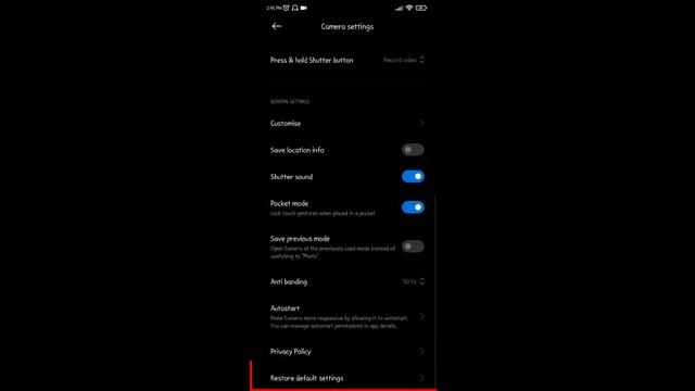 How to Restore Camera App Defaults on Xiaomi Redmi смотреть онлайн