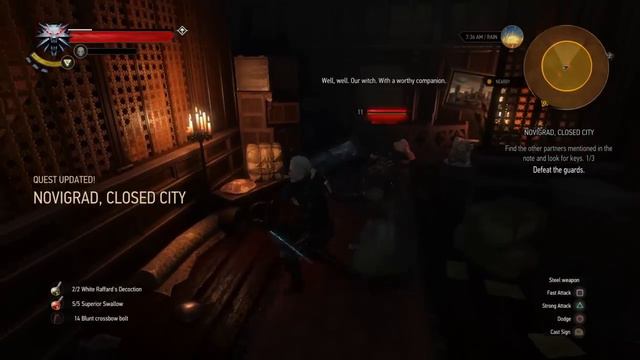 The Witcher 3: Novigrad, Closed City | Find The Other Partners Mentioned In The Note