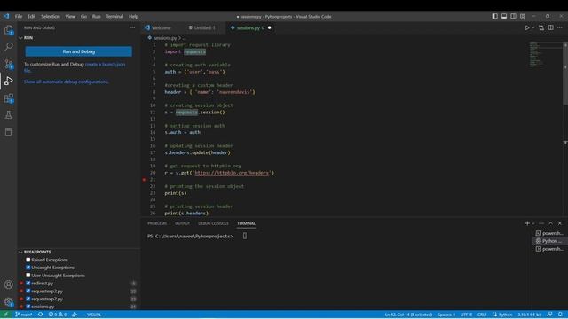 Python http requests session object explained смотреть онлайн