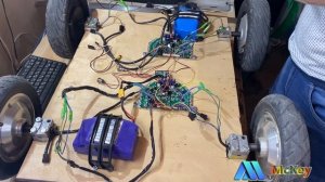 Управление двумя платами гироскутера