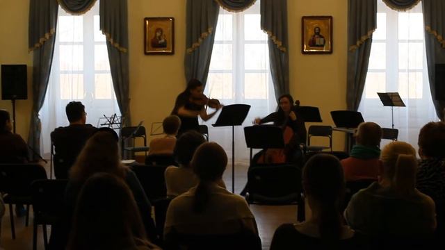 Дуэт для скрипки и виолончели №1 (1957), Б. Мартину