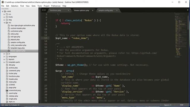 Создание Вордпресс Темы - Урок 8 Опции для темы wordpress смотреть онлайн