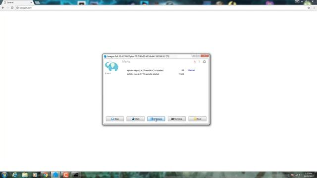 1.2 Laravel 5.5 from scratch - Quickly install laravel with laragon | install laravel quickly смотреть онлайн
